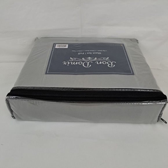 Bon Domir Gray Full Sheet Set - Picture 4 of 7